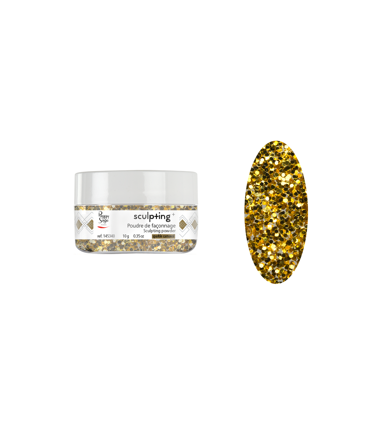 PEGGY SAGE POLVERE DI MODELLATURA SPARKLE CARNAVAL -10G - Tre Pi Profumerie