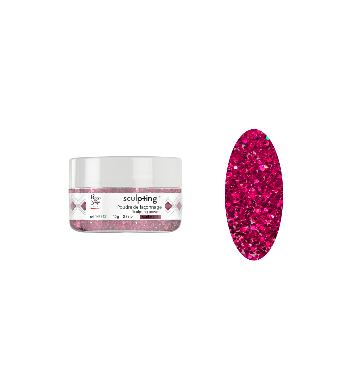 PEGGY SAGE POLVERE DI MODELLATURA SPARKLE BALLET -10G - Tre Pi Profumerie