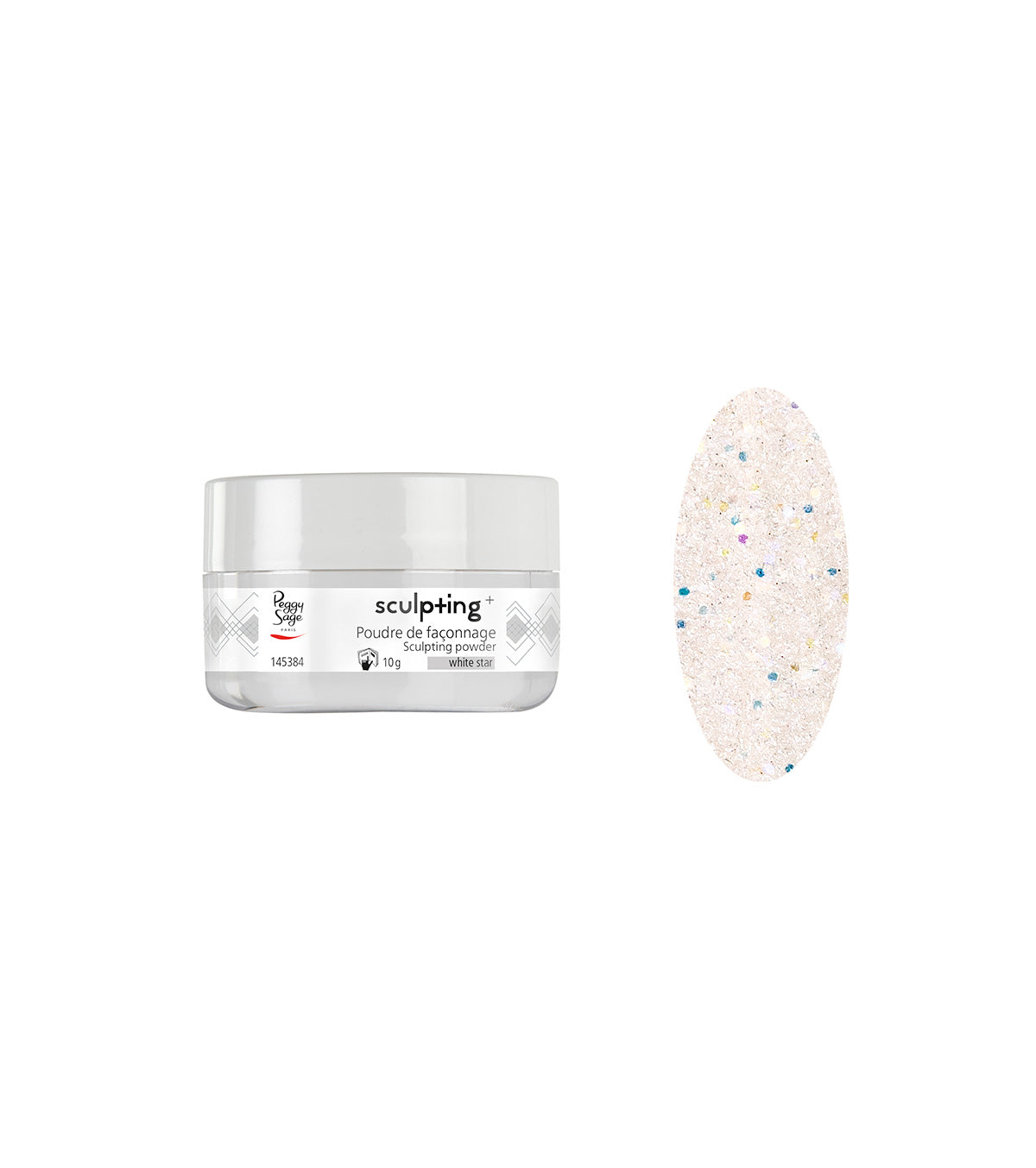 PEGGY SAGE POLVERE DI MODELLATURA WHITE STAR - 10G - Tre Pi Profumerie