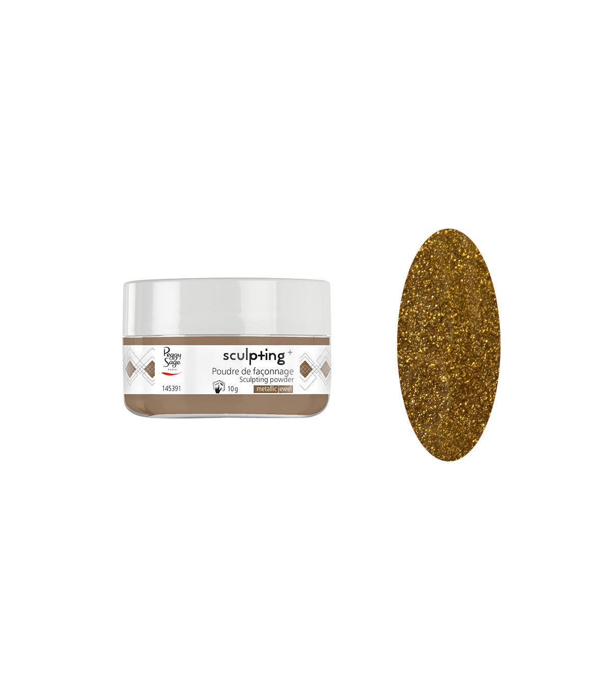 PEGGY SAGE POLVERE DI MODELLATURA METALLIC JEWEL - 10G - Tre Pi Profumerie
