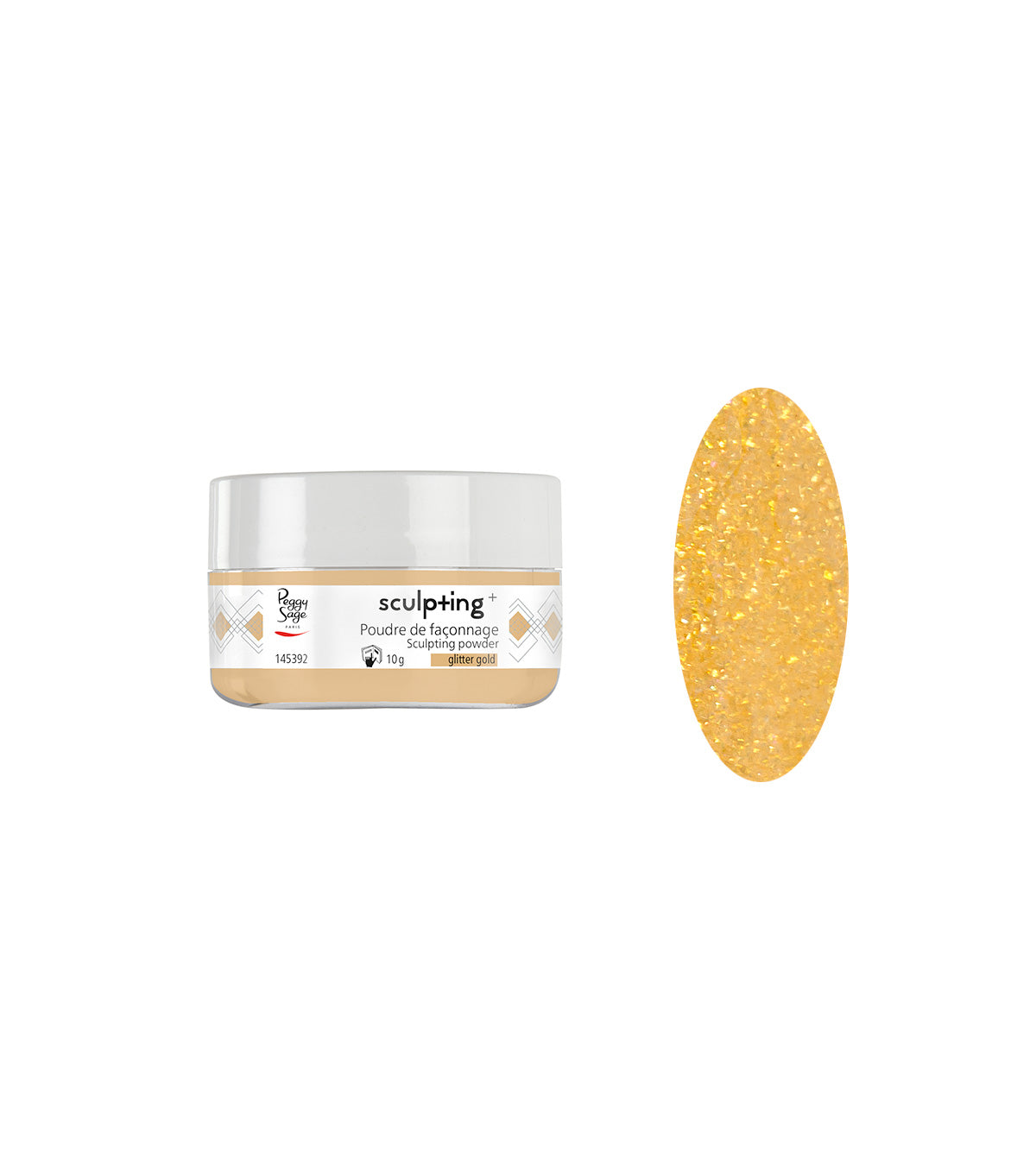 PEGGY SAGE POLVERE DI MODELLATURA GLITTER GOLD - 10G - Tre Pi Profumerie