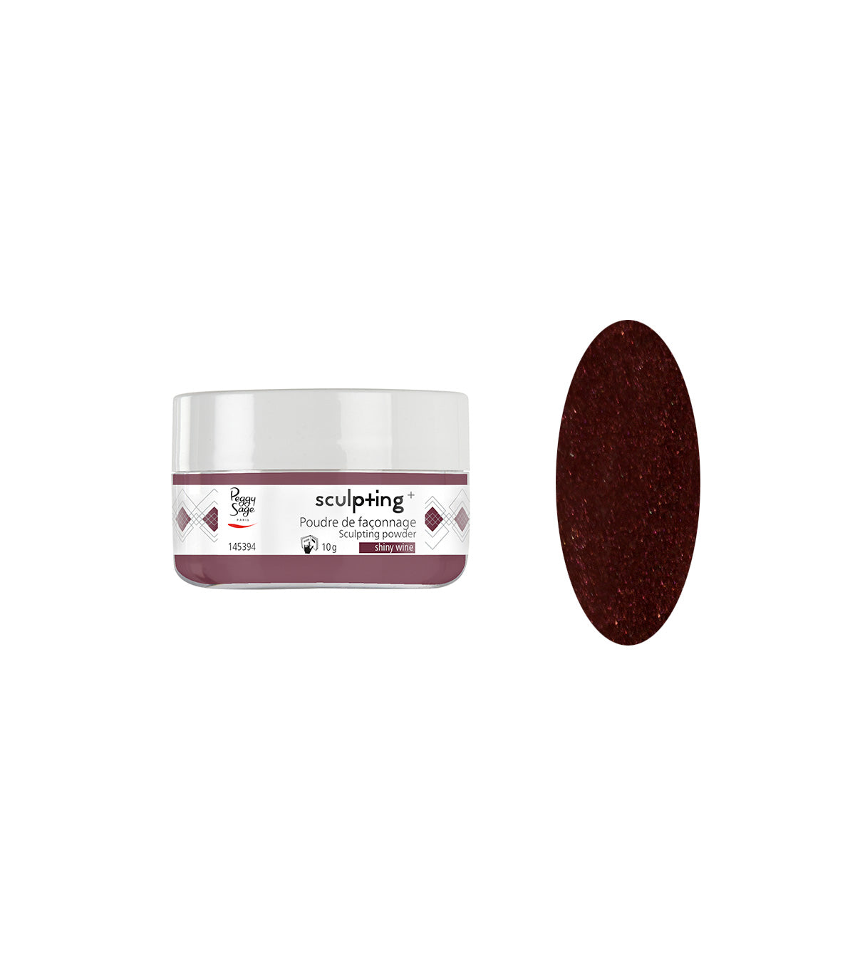 PEGGY SAGE POLVERE DI MODELLATURA SHINY WINE - 10G - Tre Pi Profumerie
