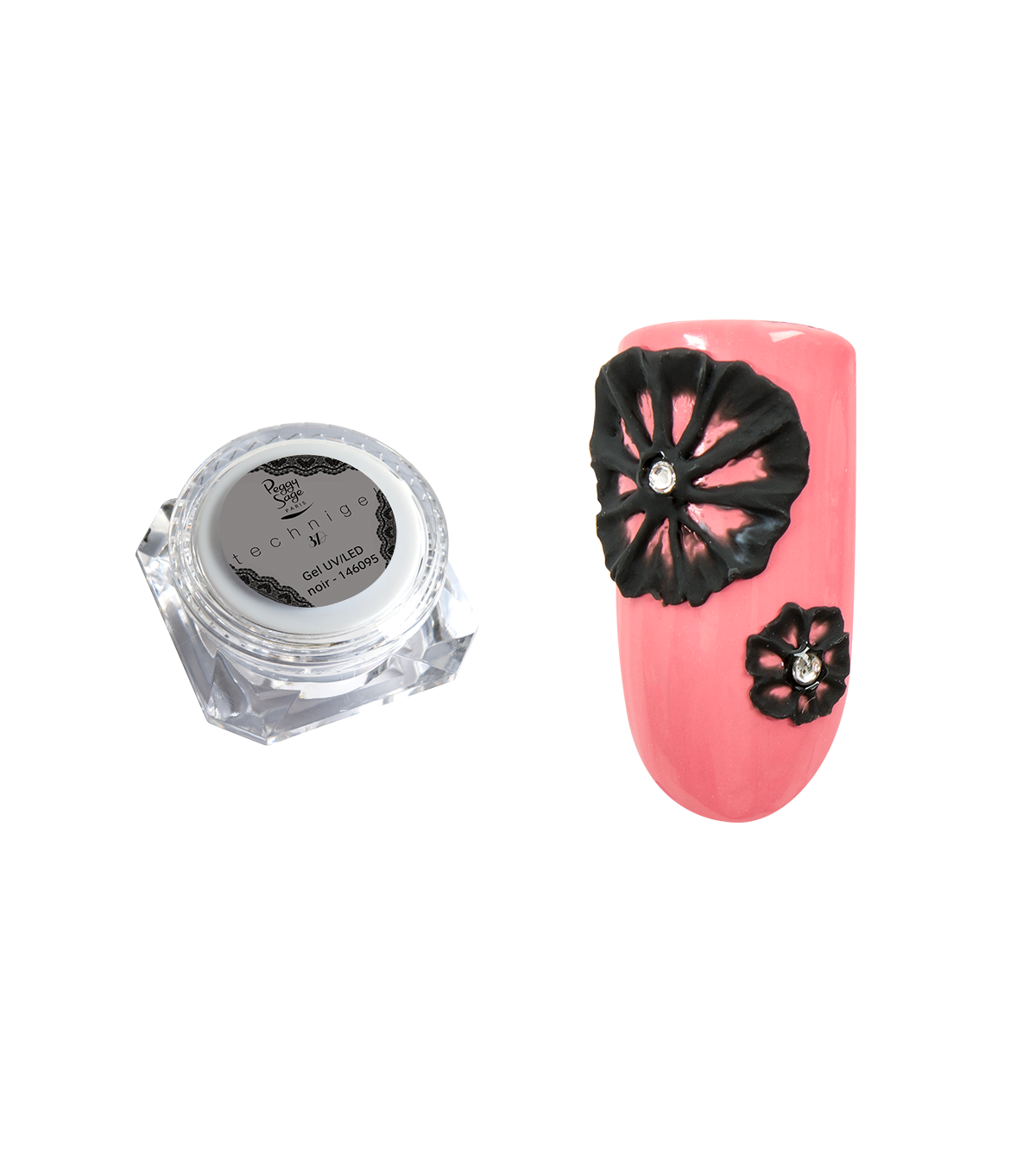 PEGGY SAGE GEL 3D NOIRUV&LED - 5G - Tre Pi Profumerie