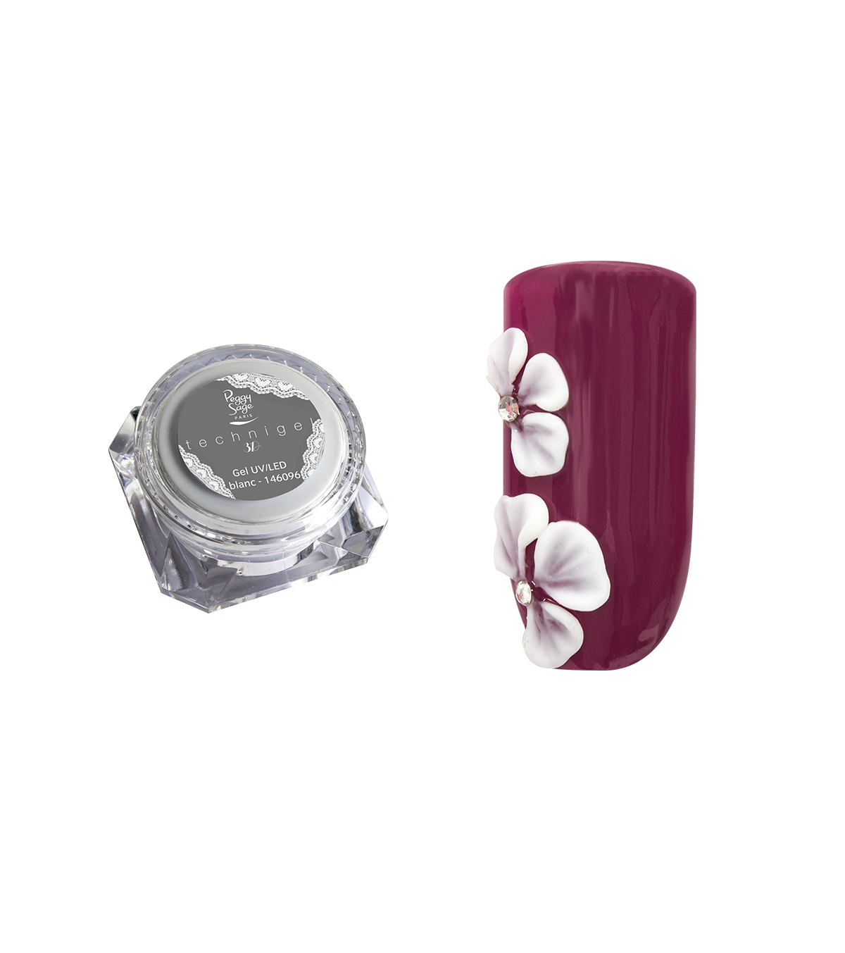 PEGGY SAGE GEL 3D BLANC UV&LED - 5G - Tre Pi Profumerie