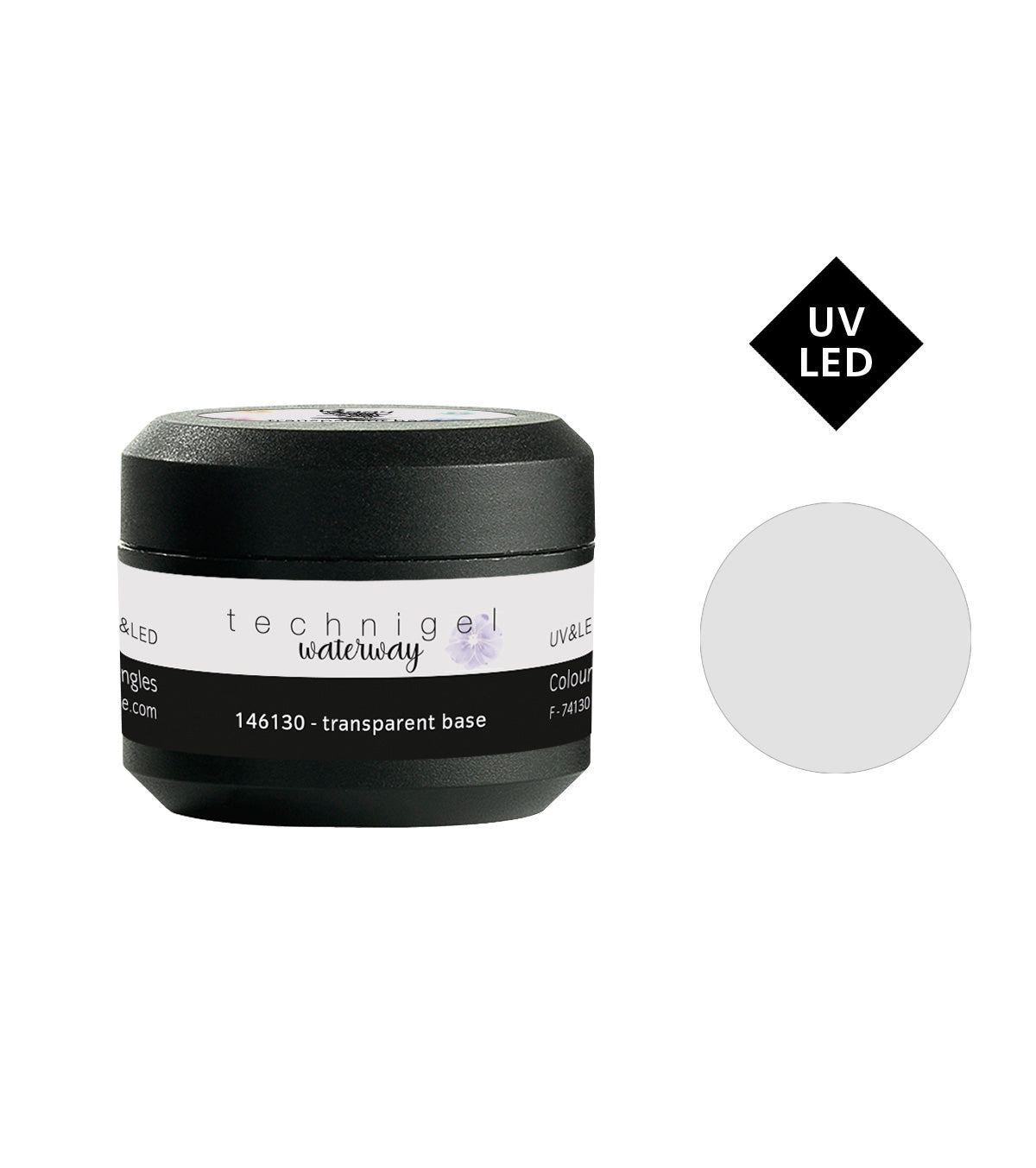 PEGGY SAGE GEL COLORATO PER UNGHIE UV&LED WATERWAY TRANSPARENT - Tre Pi Profumerie