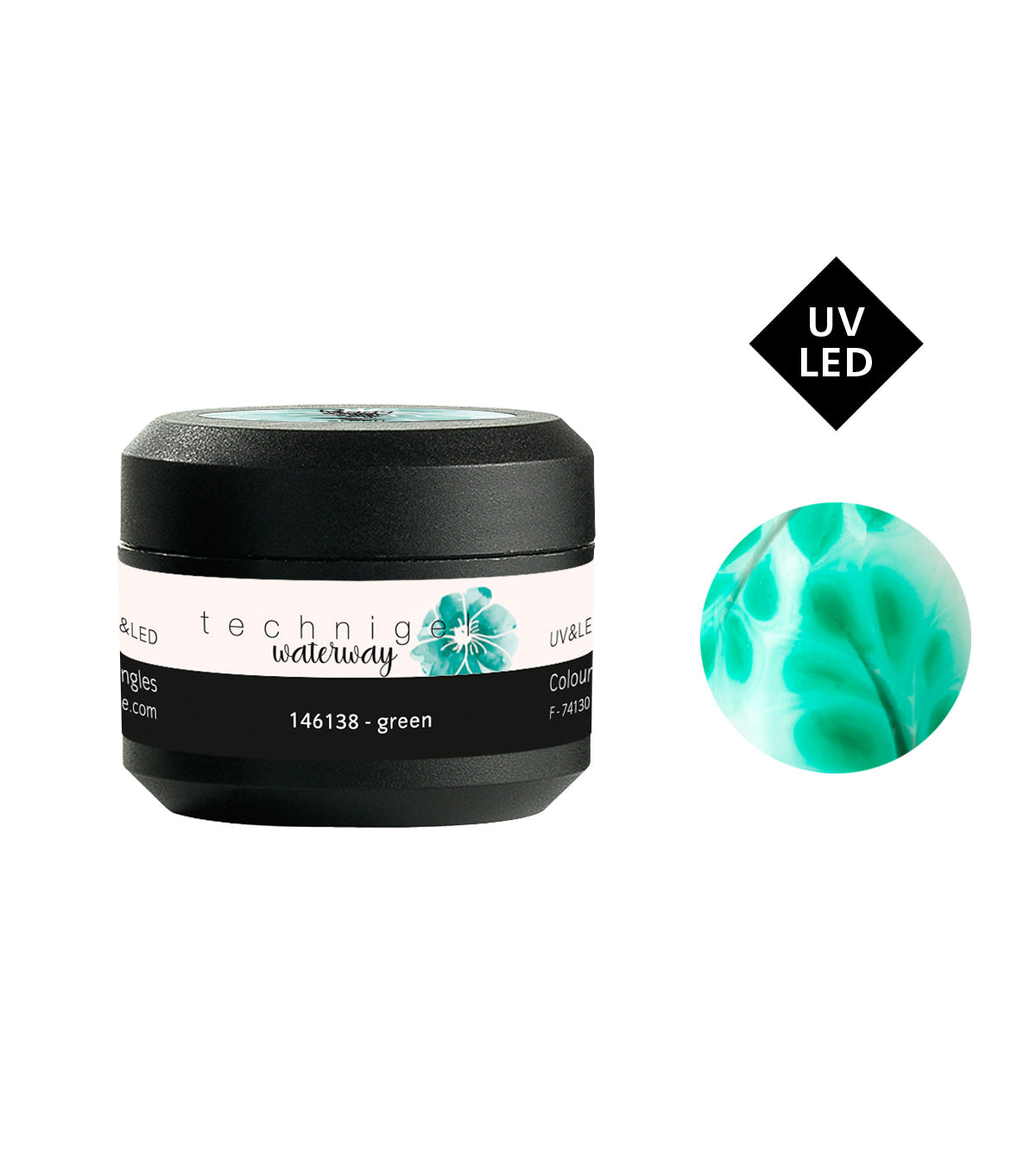 PEGGY SAGE GEL COLORATO PER UNGHIE UV&LED WATERWAY GREEN 5G - Tre Pi Profumerie