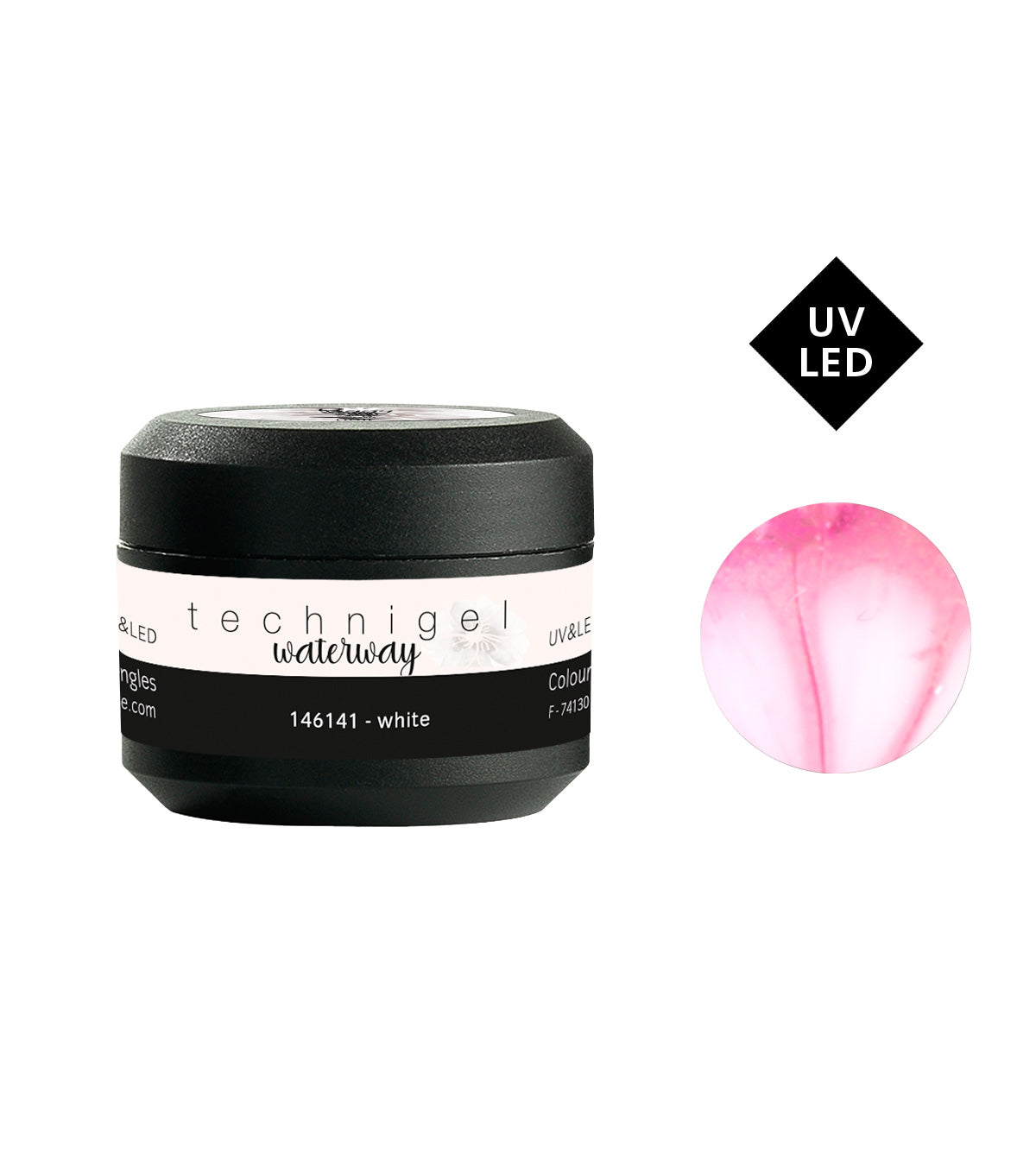 PEGGY SAGE GEL COLORATO PER UNGHIE UV&LED WATERWAY WHITE 5G - Tre Pi Profumerie