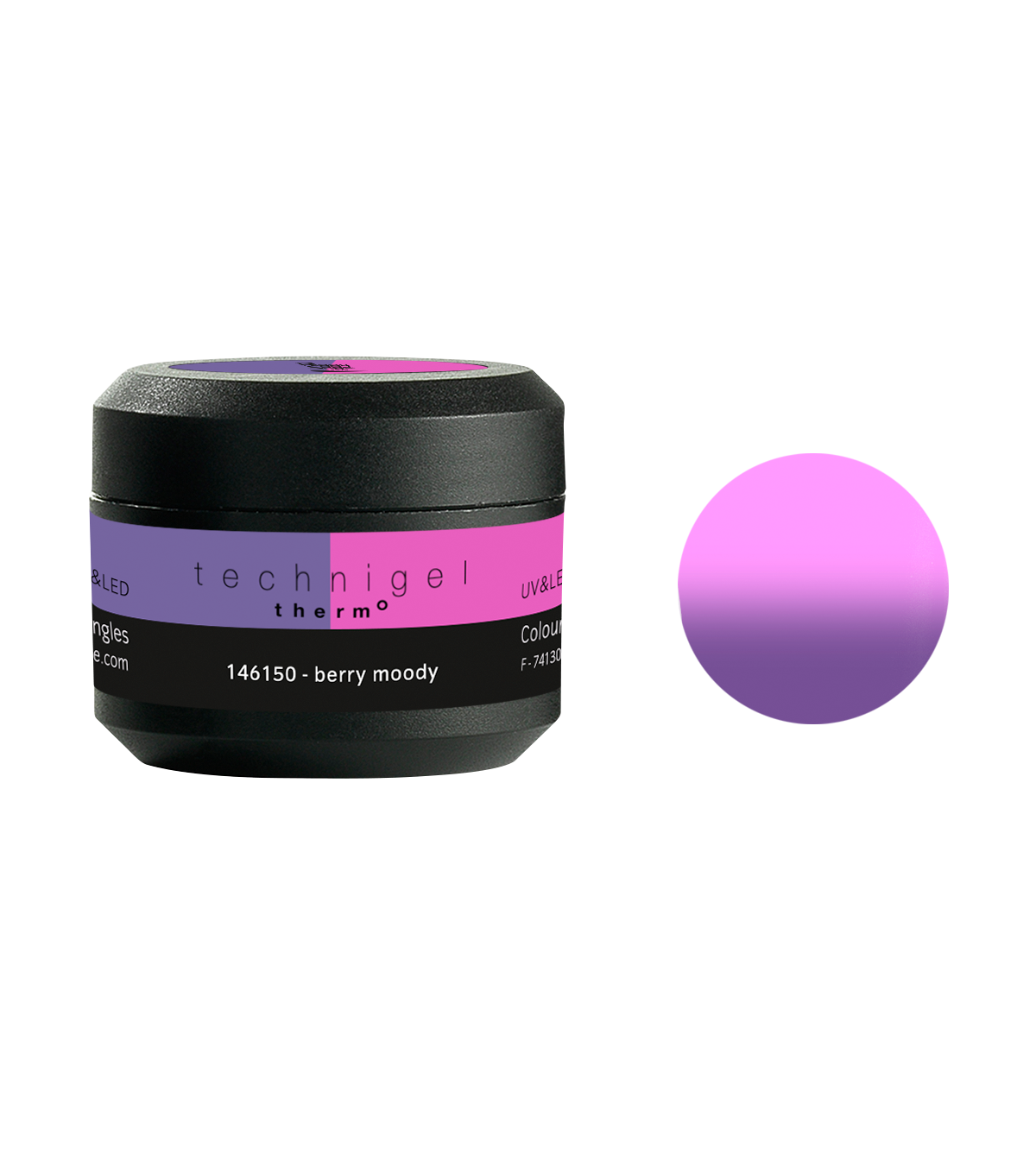 PEGGY SAGE GEL COLORATO PER UNGHIE UV&LED THERMO BERRY MOODY 5G - Tre Pi Profumerie