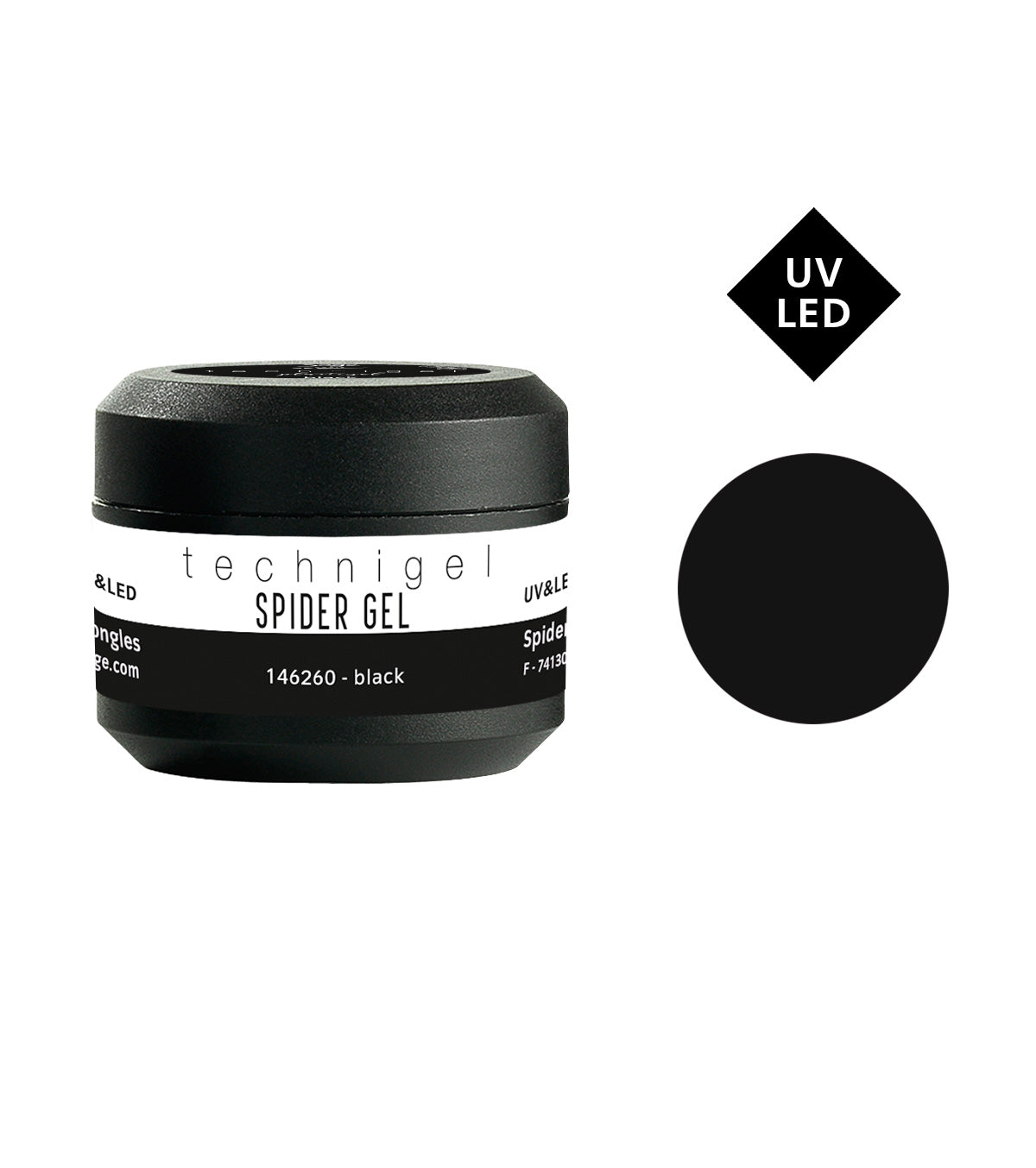 PEGGY SAGE SPIDER GEL BLACK UV&LED - 5G - Tre Pi Profumerie