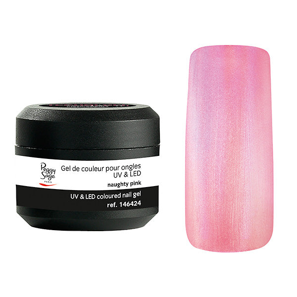 PEGGY SAGE GEL UV&LED COLORATO PER UNGHIE NAUGHTY PINK 5G - Tre Pi Profumerie