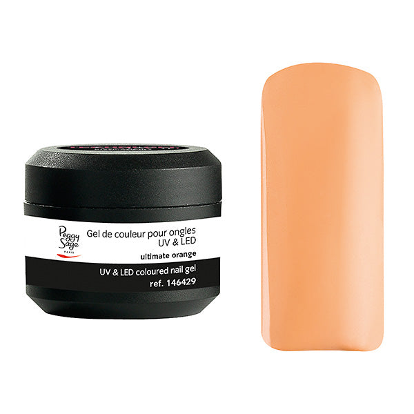 PEGGY SAGE GEL UV&LED COLORATO PER UNGHIE ULTIMATE ORANGE 5G - Tre Pi Profumerie