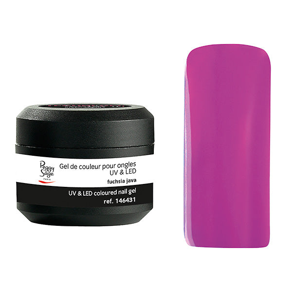 PEGGY SAGE GEL UV&LED COLORATO PER UNGHIE FUCHSIA JAVA 5G - Tre Pi Profumerie