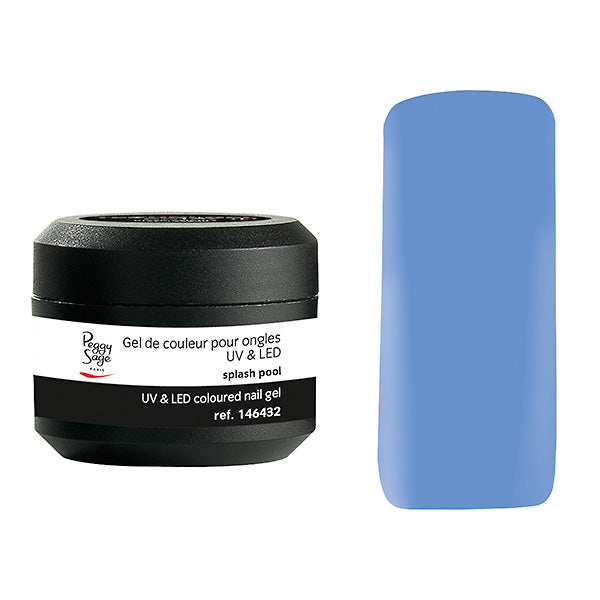 PEGGY SAGE GEL UV&LED COLORATO PER UNGHIE SPLASH POOL 5G - Tre Pi Profumerie