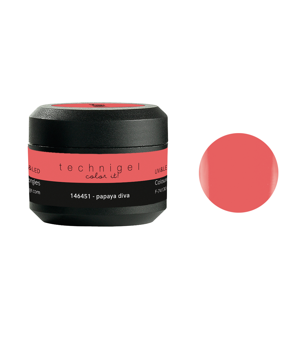 PEGGY SAGE GEL UV&LED COLORATO PER UNGHIE PAPAYA DIVA 5G - Tre Pi Profumerie