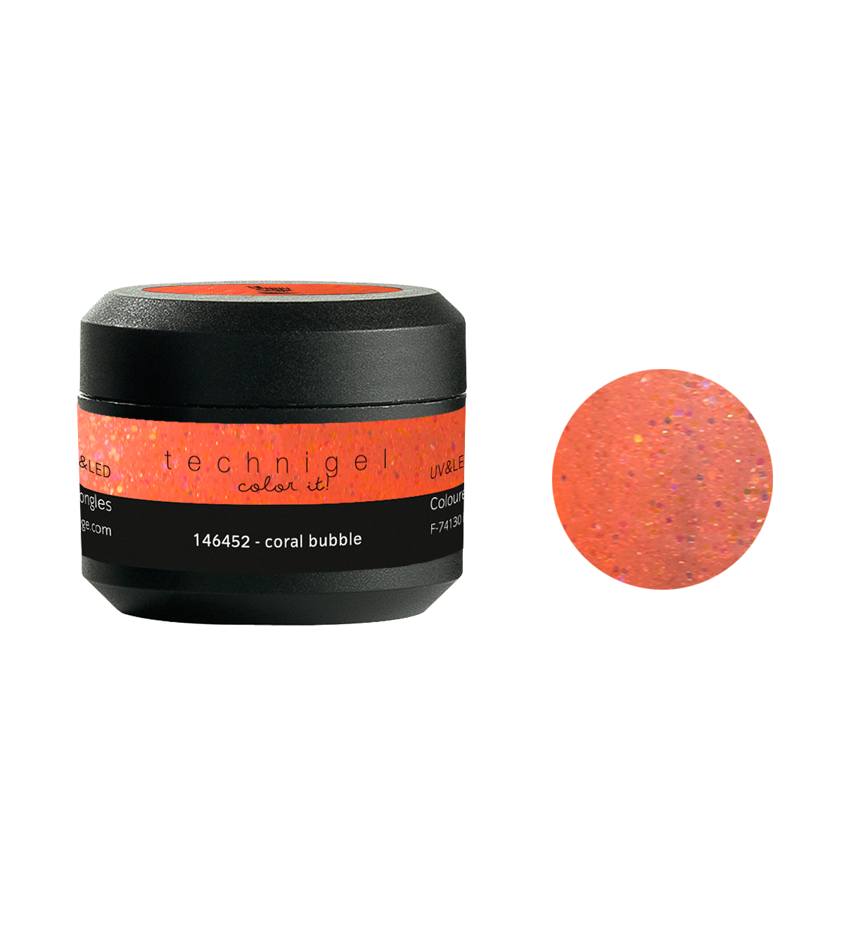 PEGGY SAGE GEL UV&LED COLORATO PER UNGHIE CORAL BUBBLE 5G - Tre Pi Profumerie
