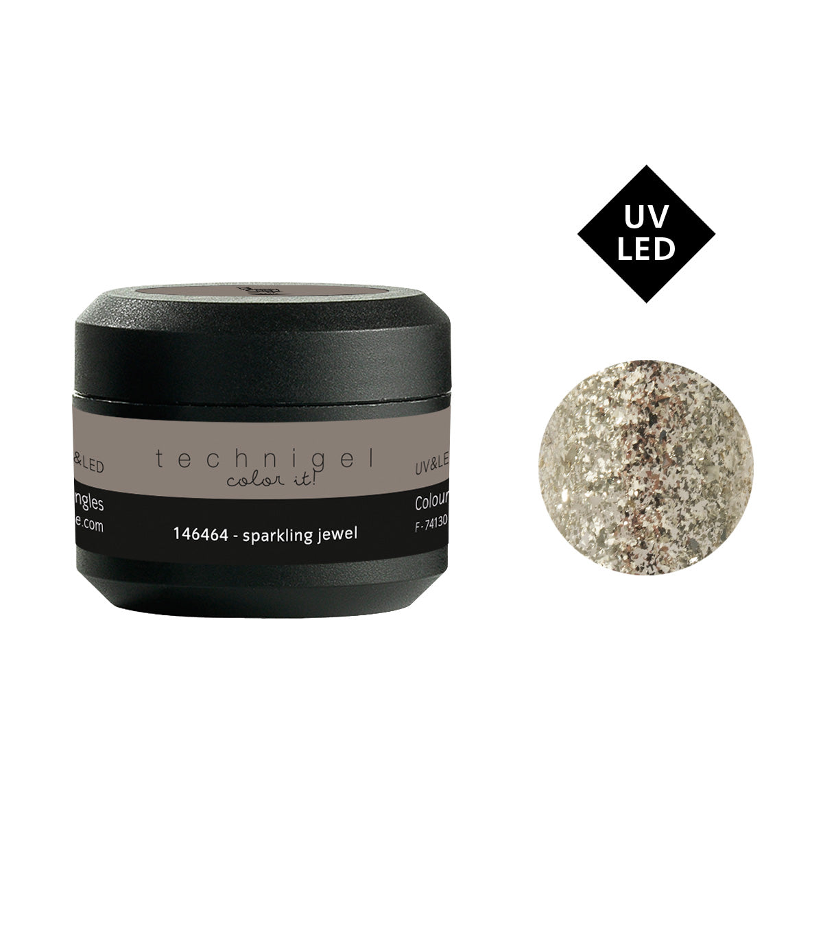 PEGGY SAGE GEL UV&LED COLORATO PER UNGHIE SPARKLING JEWEL 5G - Tre Pi Profumerie