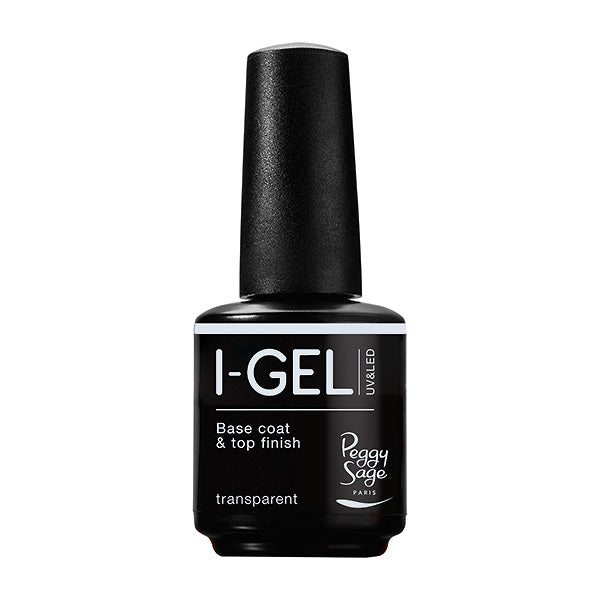 PEGGY SAGE UV&LED CLEAR I-GEL BASE AND TOP FINISH -15ML - Tre Pi Profumerie
