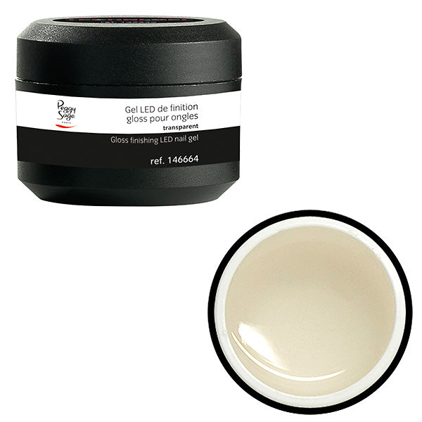 PEGGY SAGE GEL LED DI FINITURA GLOSS - TRANSPARENT 15G - Tre Pi Profumerie