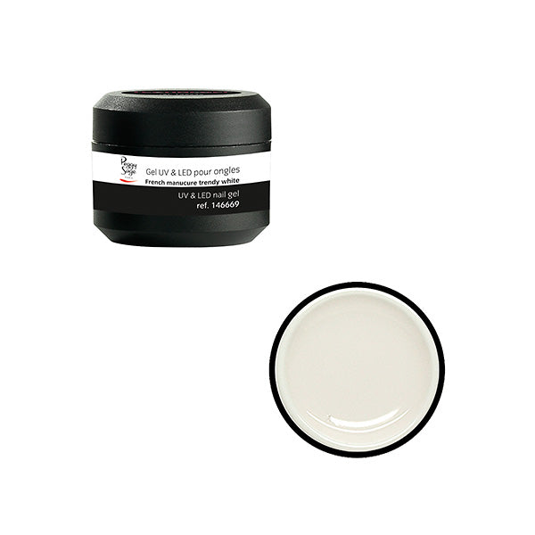 PEGGY SAGE GEL UV&LED FRENCH MANICURE TRENDY WHITE 5G - Tre Pi Profumerie