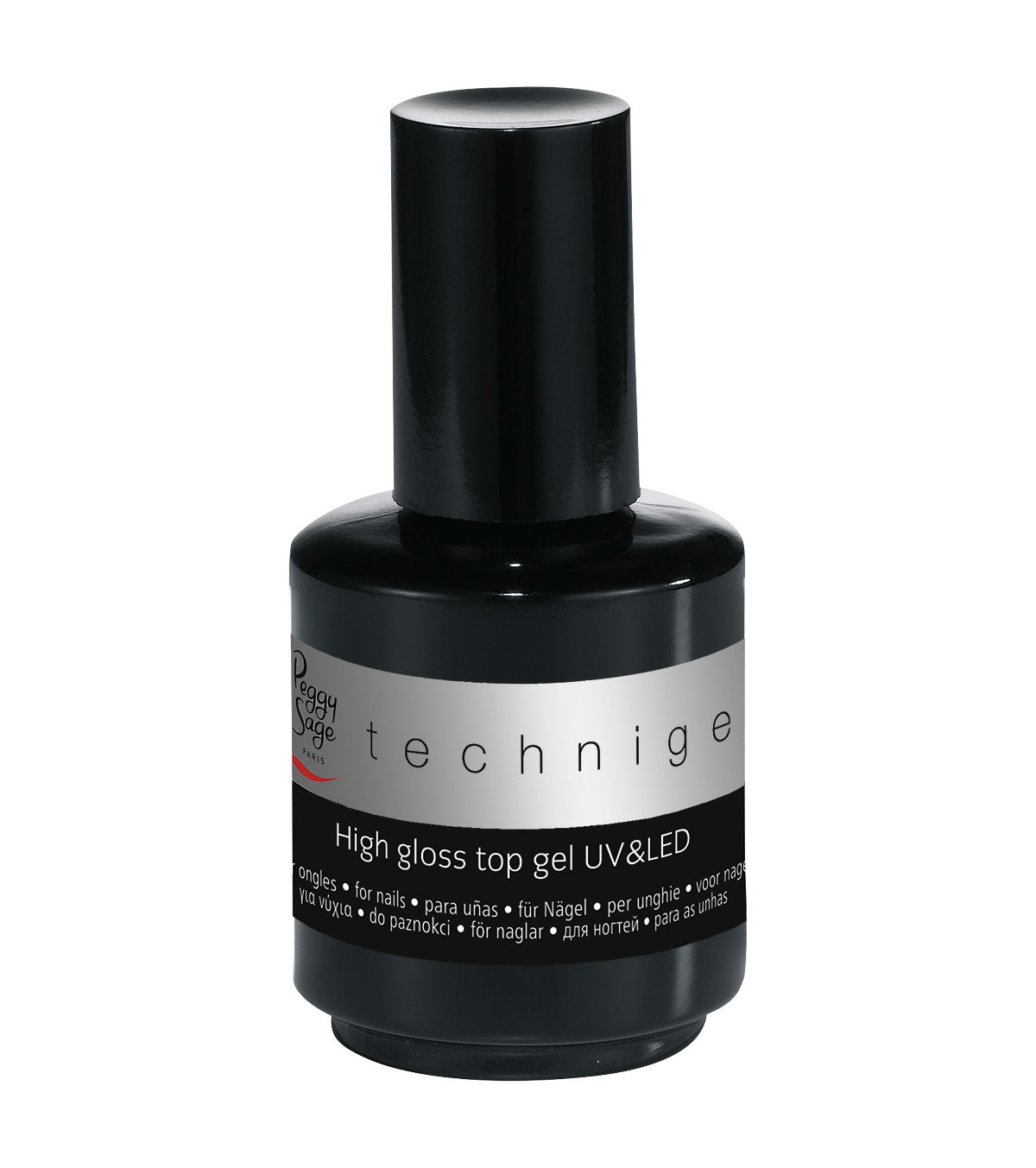 PEGGY SAGE HIGH GLOSS TOP GEL UV&LED PER UNGHIE -15ML - Tre Pi Profumerie