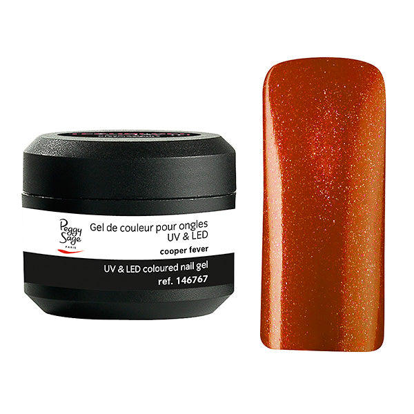 PEGGY SAGE GEL UV&LED COLORATO PER UNGHIE COPPER FEVER 5G - Tre Pi Profumerie