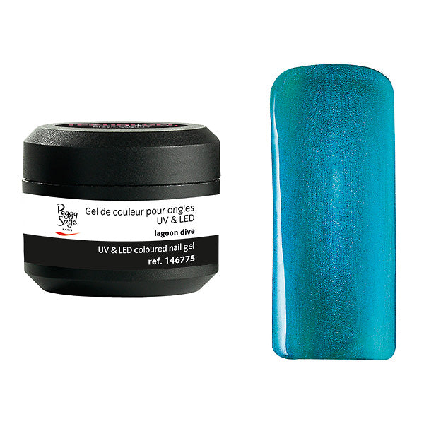 PEGGY SAGE GEL UV&LED COLORATO PER UNGHIE LAGOON DIVE 5G - Tre Pi Profumerie