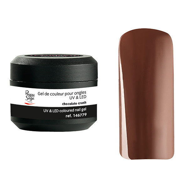 PEGGY SAGE GEL UV&LED COLORATO PER UNGHIE CHOCOLATE CRUSH 5G - Tre Pi Profumerie