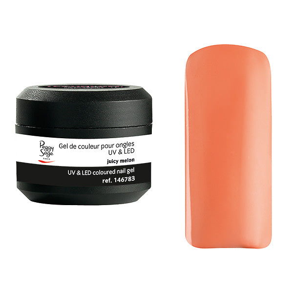 PEGGY SAGE GEL UV&LED COLORATO PER UNGHIE JUICY MELON 5G - Tre Pi Profumerie