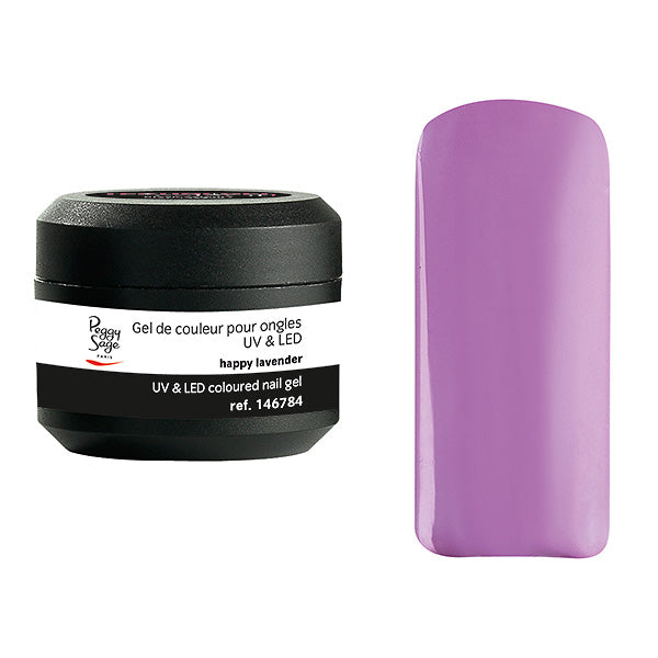 PEGGY SAGE GEL UV&LED COLORATO PER UNGHIE HAPPY LAVENDER 5G - Tre Pi Profumerie