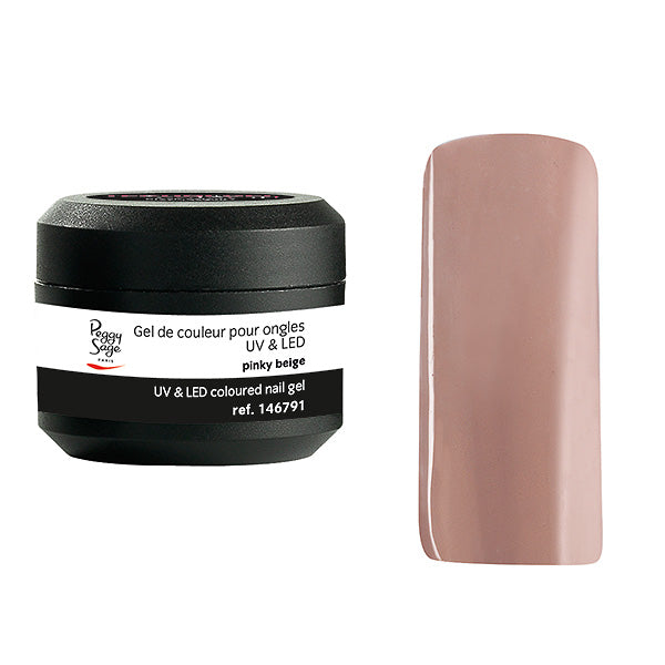 PEGGY SAGE GEL UV&LED COLORATO PER UNGHIE PINKY BEIGE 5G - Tre Pi Profumerie