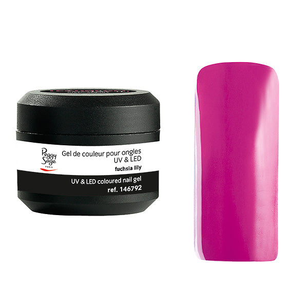 PEGGY SAGE GEL UV&LED COLORATO PER UNGHIE FUCHSIA LILY 5G - Tre Pi Profumerie