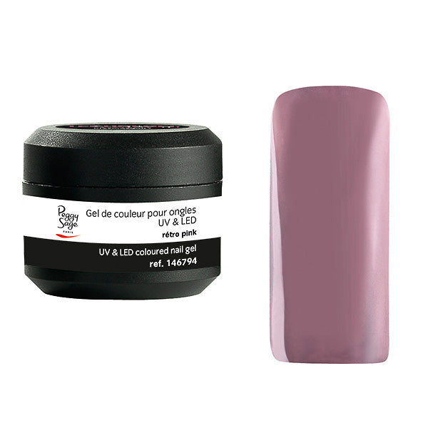 PEGGY SAGE GEL UV&LED COLORATO PER UNGHIE RETRO PINK 5G - Tre Pi Profumerie