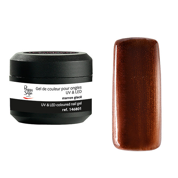 PEGGY SAGE GEL UV&LED COLORATO PER UNGHIE MARRON GLACE 5G - Tre Pi Profumerie