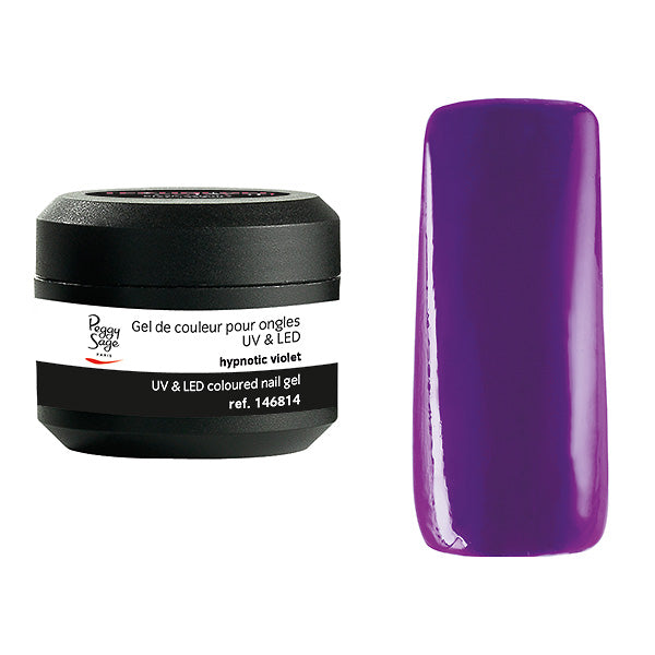 PEGGY SAGE GEL UV&LED COLORATO PER UNGHIE HYPNOTIC VIOLET 5G - Tre Pi Profumerie