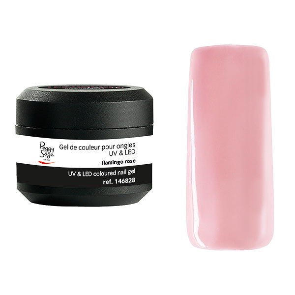 PEGGY SAGE GEL UV ELEDCOLORATO PER UNGHIE FLAMINGO ROSE 5G - Tre Pi Profumerie