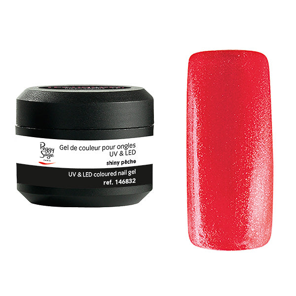 PEGGY SAGE GEL UV&LED COLORATO PER UNGHIE SHINY PECHE 5G - Tre Pi Profumerie