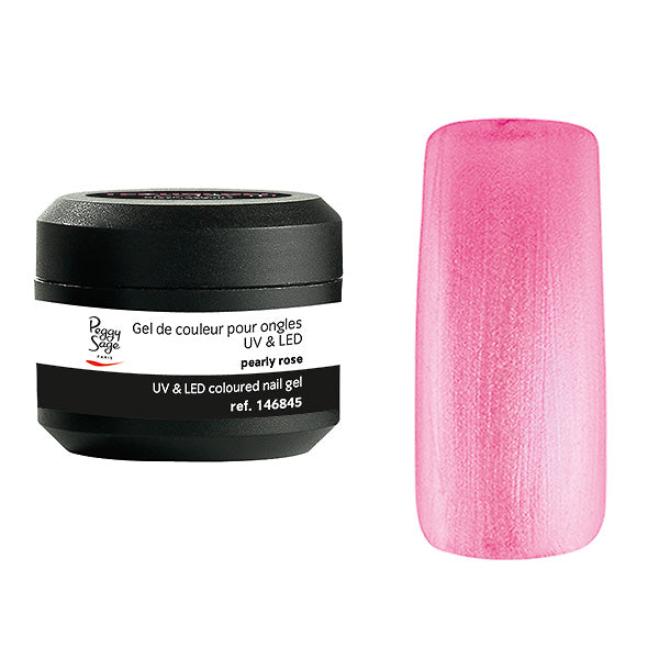 PEGGY SAGE GEL UV ELED COLORATO PER UNGHIE PEARLY ROSE 5G - Tre Pi Profumerie