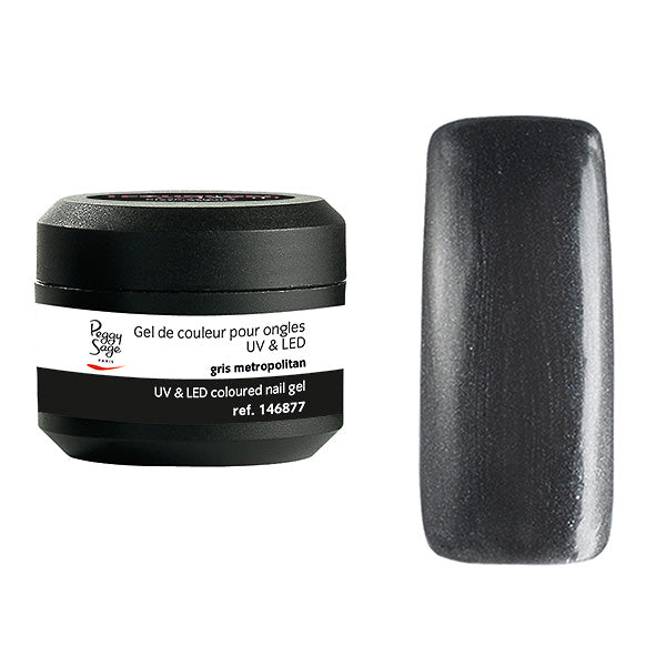 PEGGY SAGE GEL UV&LED COLORATO PER UNGHIE GRIS METROPOLITAN 5G - Tre Pi Profumerie