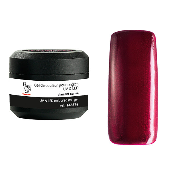 PEGGY SAGE GEL UV&LED COLORATO PER UNGHIE DIAMANT CERISE 5G - Tre Pi Profumerie