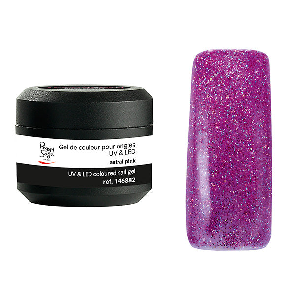 PEGGY SAGE GEL UV&LED COLORATO PER UNGHIE ASTRAL PINK 5G - Tre Pi Profumerie