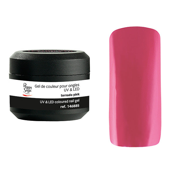 PEGGY SAGE GEL UV&LED COLORATO PER UNGHIE TORNADO PINK 5G - Tre Pi Profumerie