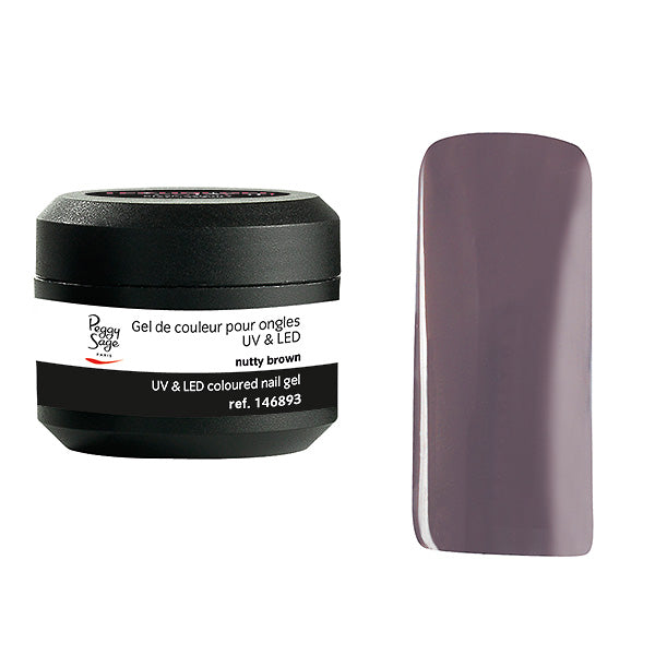 PEGGY SAGE GEL UV ELEDCOLORATO PER UNGHIE NUTTY BROWN 5G - Tre Pi Profumerie