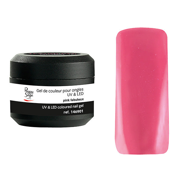 PEGGY SAGE GEL UV&LED COLORATO PER UNGHIE PINK FABULEUX 5G - Tre Pi Profumerie