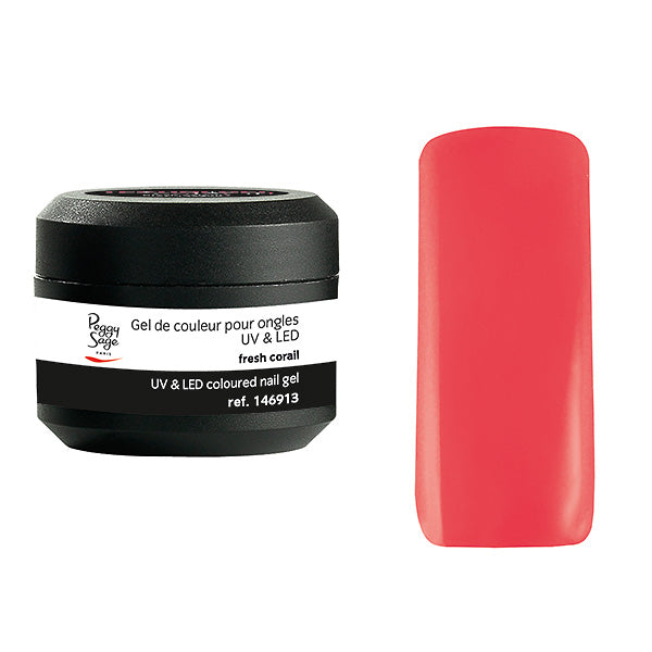 PEGGY SAGE GEL UV&LED COLORATO PER UNGHIE FRESH CORAIL 5G - Tre Pi Profumerie