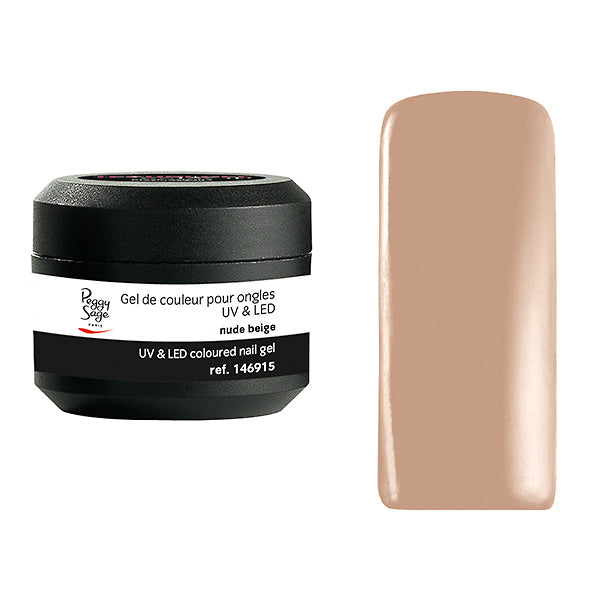 PEGGY SAGE GEL UVELED COLORATO PER UNGHIE NUDE BEIGE 5G - Tre Pi Profumerie