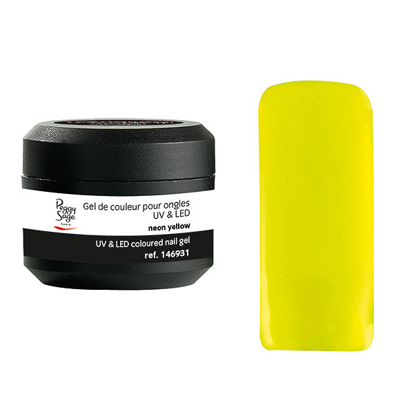 PEGGY SAGE GEL UV&LED COLORATO PER UNGHIE NEON YELLOW 5G - Tre Pi Profumerie