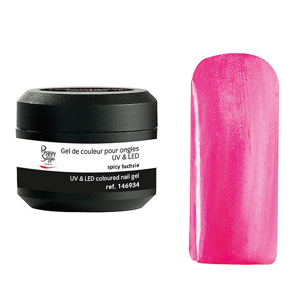 PEGGY SAGE GEL UV&LED COLORATO PER UNGHIE SPICY FUCHSIA 5G - Tre Pi Profumerie