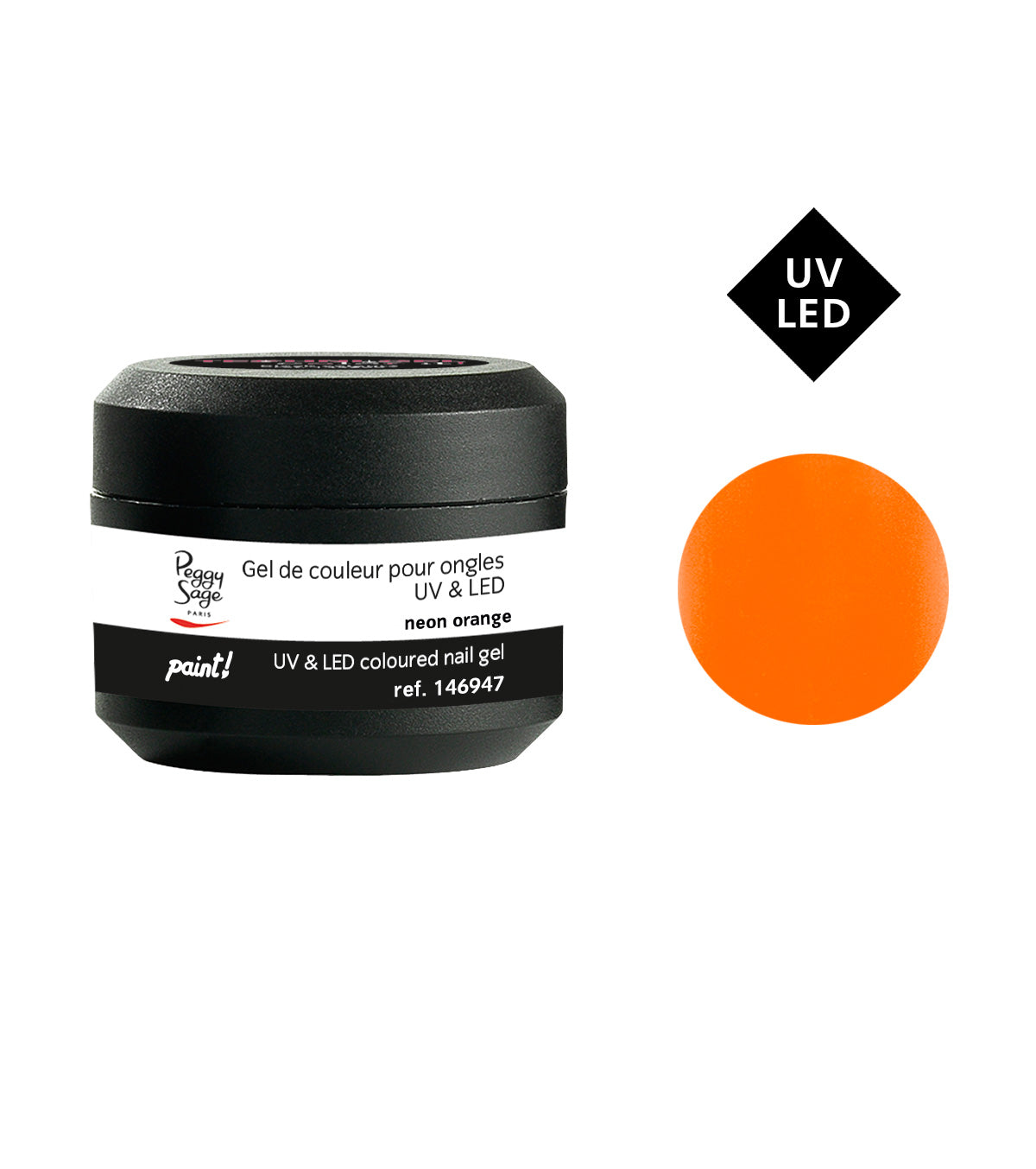 PEGGY SAGE GEL COLORATO PER UNGHIE UV&LED NEON ORANGE 5G - Tre Pi Profumerie