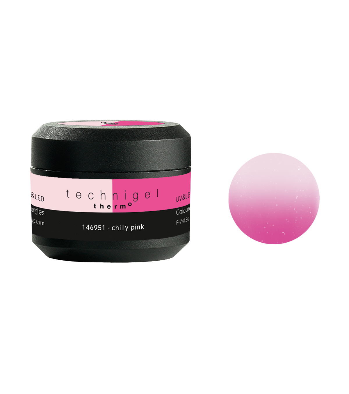 PEGGY SAGE GEL COLORATO PER UNGHIE UV&LED THERMO CHILLY PINK 5G - Tre Pi Profumerie