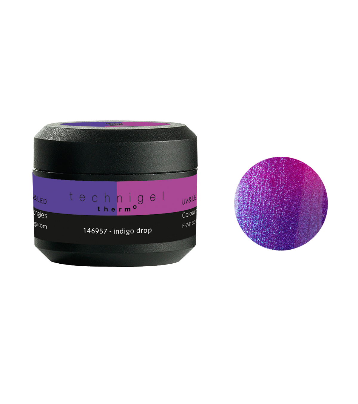 PEGGY SAGE GEL COLORATO PER UNGHIE UV&LED THERMO INDIGO DROP 5G - Tre Pi Profumerie